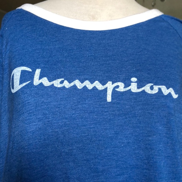Men’s Authentic Champion Ringer Tee Size Large - Picture 2 of 4